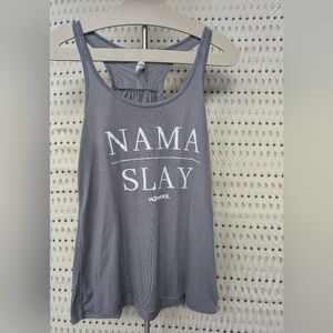 HOTWORX Women's Nama Slay Racerback Flowy Tank-Gray-M